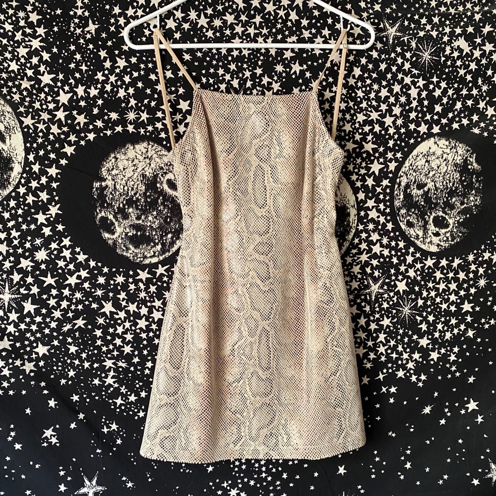 Urban Outfitters Snakeskin Mini Dress